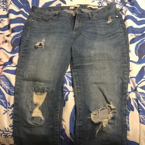 Distressed Jessica Simpson skinny jeans size 30